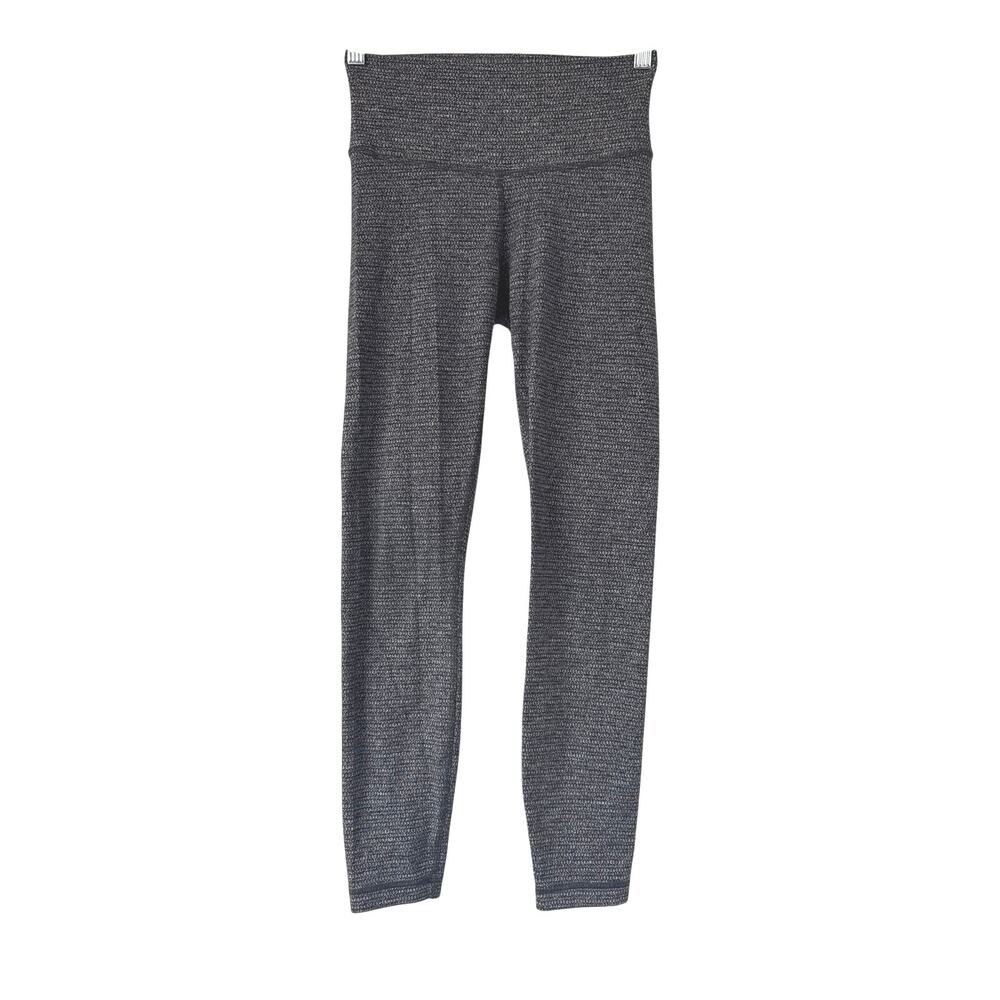 Lululemon Wunder Under High-Rise Tight *Luon Knit Heathered Black Size 4
